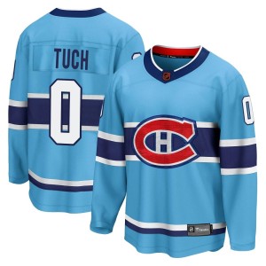 Luke Tuch Men's Fanatics Branded Montreal Canadiens Breakaway Light Blue Special Edition 2.0 Jersey