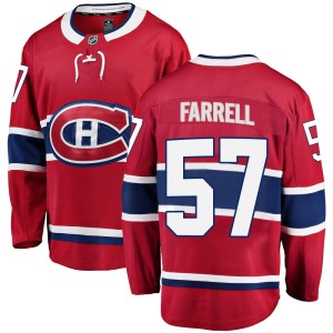 Sean Farrell Men's Fanatics Branded Montreal Canadiens Breakaway Red Home Jersey