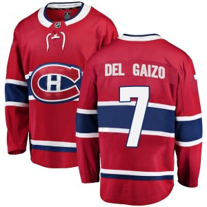 Marc Del Gaizo Men's Fanatics Branded Montreal Canadiens Breakaway Red Home Jersey