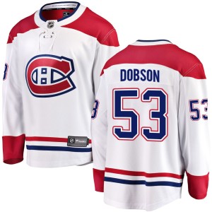 Noah Dobson Youth Fanatics Branded Montreal Canadiens Breakaway White Away Jersey