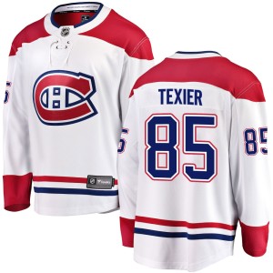 Alexandre Texier Youth Fanatics Branded Montreal Canadiens Breakaway White Away Jersey