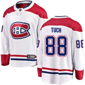 Luke Tuch Youth Fanatics Branded Montreal Canadiens Breakaway White Away Jersey