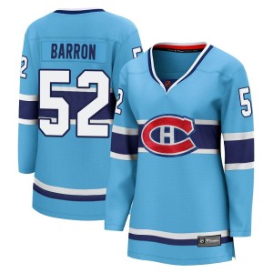Justin Barron Women's Fanatics Branded Montreal Canadiens Breakaway Light Blue Special Edition 2.0 Jersey