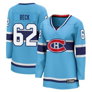 Owen Beck Women's Fanatics Branded Montreal Canadiens Breakaway Light Blue Special Edition 2.0 Jersey