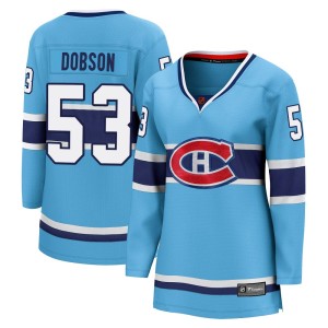 Noah Dobson Women's Fanatics Branded Montreal Canadiens Breakaway Light Blue Special Edition 2.0 Jersey