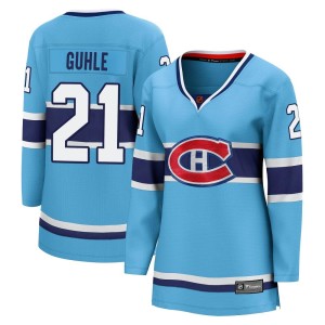 Kaiden Guhle Women's Fanatics Branded Montreal Canadiens Breakaway Light Blue Special Edition 2.0 Jersey