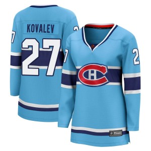 Alexei Kovalev Women's Fanatics Branded Montreal Canadiens Breakaway Light Blue Special Edition 2.0 Jersey