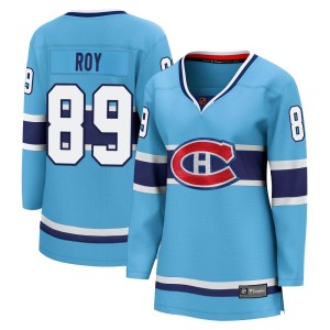 Joshua Roy Women's Fanatics Branded Montreal Canadiens Breakaway Light Blue Special Edition 2.0 Jersey
