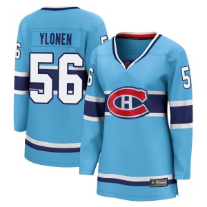 Jesse Ylonen Women's Fanatics Branded Montreal Canadiens Breakaway Light Blue Special Edition 2.0 Jersey
