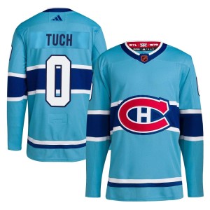 Luke Tuch Men's Adidas Montreal Canadiens Authentic Light Blue Reverse Retro 2.0 Jersey