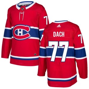 Kirby Dach Youth Adidas Montreal Canadiens Authentic Red Home Jersey