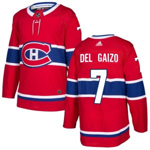 Marc Del Gaizo Youth Adidas Montreal Canadiens Authentic Red Home Jersey