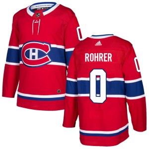 Vinzenz Rohrer Youth Adidas Montreal Canadiens Authentic Red Home Jersey