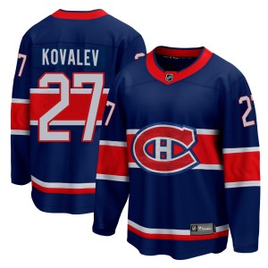 Alexei Kovalev Youth Fanatics Branded Montreal Canadiens Breakaway Blue 2020/21 Special Edition Jersey