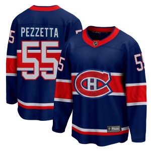 Michael Pezzetta Youth Fanatics Branded Montreal Canadiens Breakaway Blue 2020/21 Special Edition Jersey