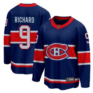 Maurice Richard Youth Fanatics Branded Montreal Canadiens Breakaway Blue 2020/21 Special Edition Jersey
