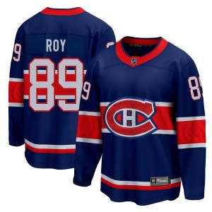 Joshua Roy Youth Fanatics Branded Montreal Canadiens Breakaway Blue 2020/21 Special Edition Jersey