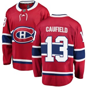 Cole Caufield Youth Fanatics Branded Montreal Canadiens Breakaway Red Home Jersey