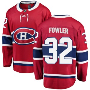 Jacob Fowler Youth Fanatics Branded Montreal Canadiens Breakaway Red Home Jersey