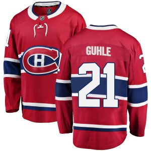Kaiden Guhle Youth Fanatics Branded Montreal Canadiens Breakaway Red Home Jersey