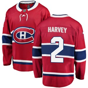 Doug Harvey Youth Fanatics Branded Montreal Canadiens Breakaway Red Home Jersey