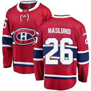 Mats Naslund Youth Fanatics Branded Montreal Canadiens Breakaway Red Home Jersey