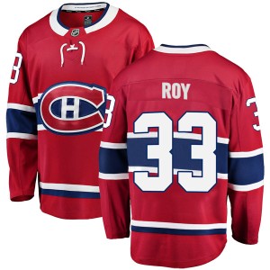 Patrick Roy Youth Fanatics Branded Montreal Canadiens Breakaway Red Home Jersey