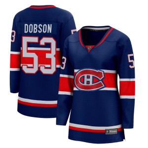 Noah Dobson Women's Fanatics Branded Montreal Canadiens Breakaway Blue 2020/21 Special Edition Jersey