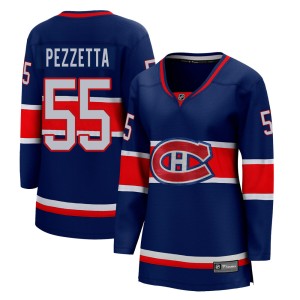 Michael Pezzetta Women's Fanatics Branded Montreal Canadiens Breakaway Blue 2020/21 Special Edition Jersey