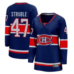 Jayden Struble Women's Fanatics Branded Montreal Canadiens Breakaway Blue 2020/21 Special Edition Jersey