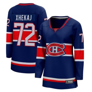 Arber Xhekaj Women's Fanatics Branded Montreal Canadiens Breakaway Blue 2020/21 Special Edition Jersey