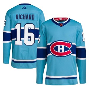 Henri Richard Youth Adidas Montreal Canadiens Authentic Light Blue Reverse Retro 2.0 Jersey